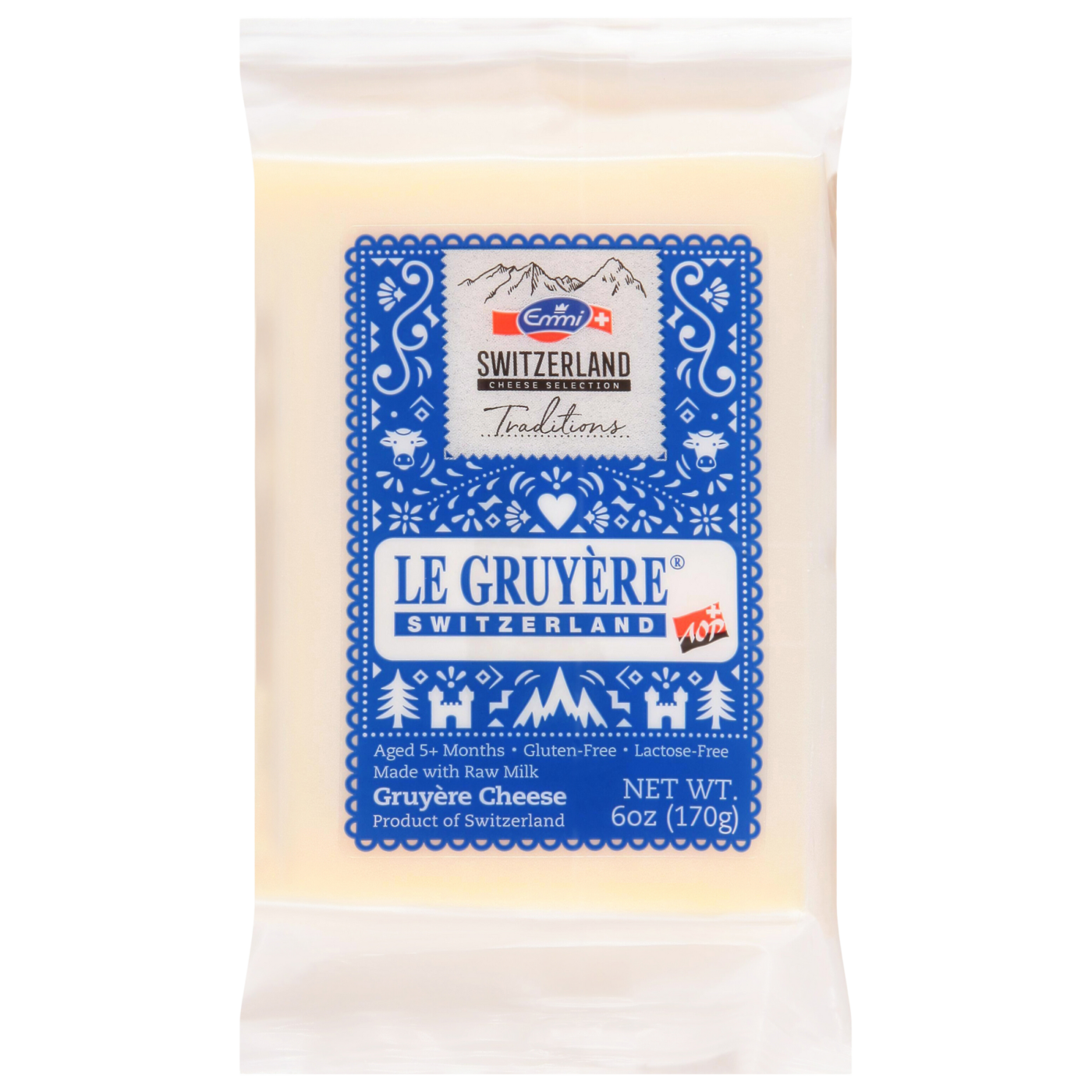 Le Gruyère® AOP Cheese - Made in Switzerland - Natural Cheese - Emmi USA
