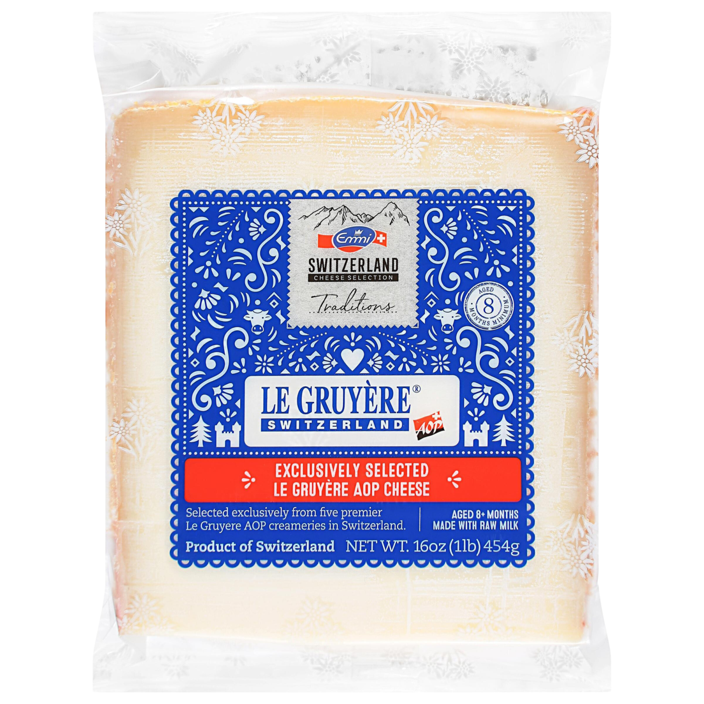 Le Gruyère® AOP Cheese - Made in Switzerland - Natural Cheese